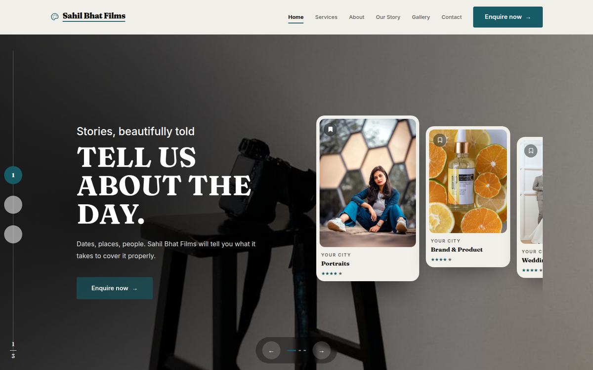 A website we designed and built